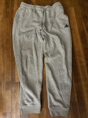 Adidas Light Gray Golf Fleece Joggers